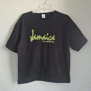 Jamaica No Problem Black Graphic T-Shirt - 4XL